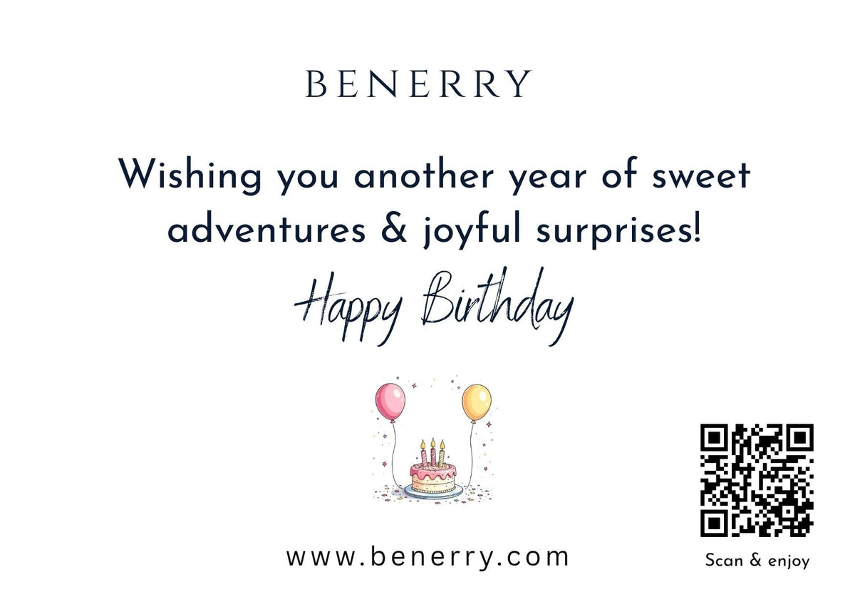 Birthday Balloons Card – back