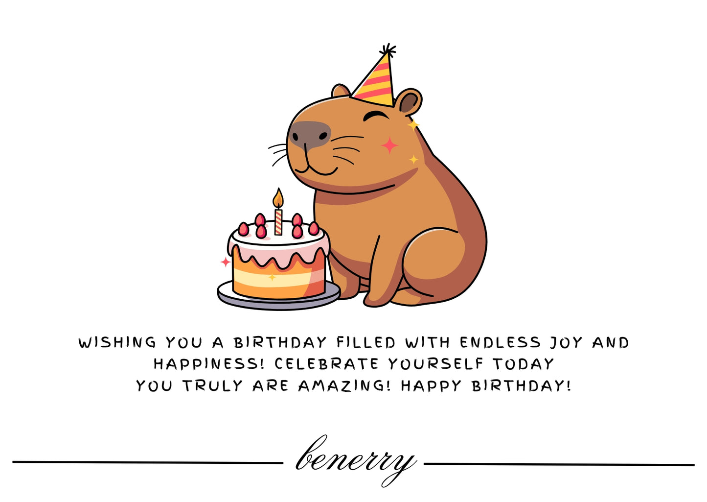 Birthday Kids Card – inside