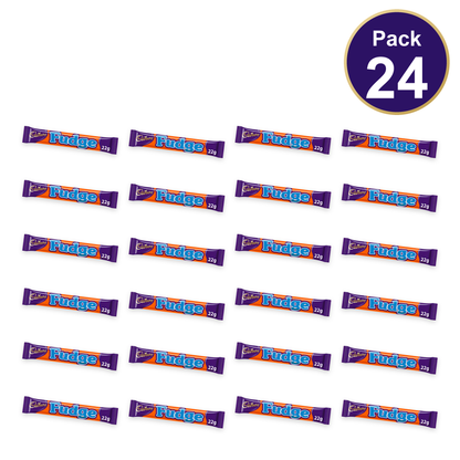 Cadbury Fudge Chocolate Bar 22g — Pack of 24