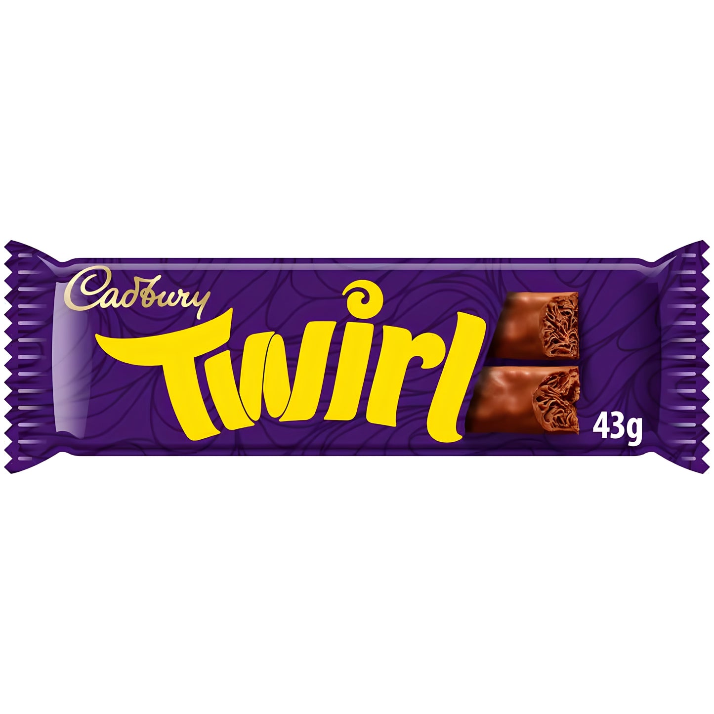 Cadbury Twirl Chocolate Bar 43g Full Case
