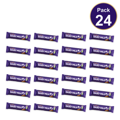 Cadbury Dairy Milk Chocolate Bar 45g — Pack of 24