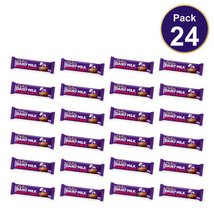 Cadbury Dairy Milk Fruit & Nut Chocolate Bar 49g — Pack of 24
