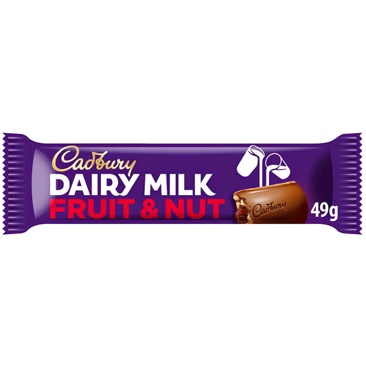 Cadbury Dairy Milk Fruit & Nut Chocolate Bar 49g