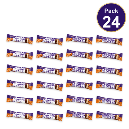 Cadbury Double Decker Chocolate Bar 54.5g — Pack of 24