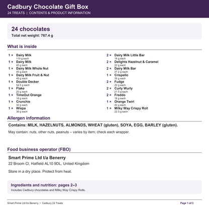 CAD_24 – product label – page 1 of 3