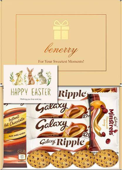 Galaxy Chocolate Gift Box 10 Treats – Easter Beige Gift Box by Benerry