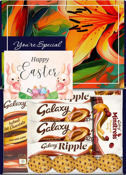 Galaxy Chocolate Gift Box 10 Treats – Easter for Kids Letterbox Hamper by Benerry