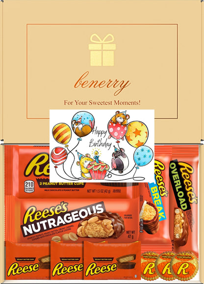 Reese's Gift Box 10 Treats Birthday Kids Beige