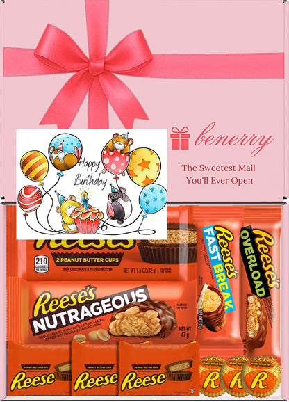 Reese's Gift Box 10 Treats Birthday Kids Pink