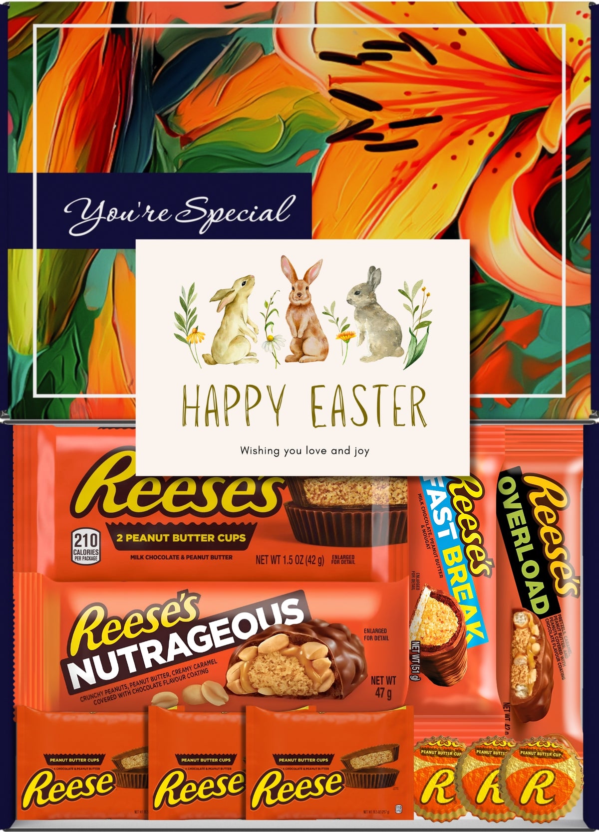 Reese's Gift Box 10 Treats Easter Letterbox