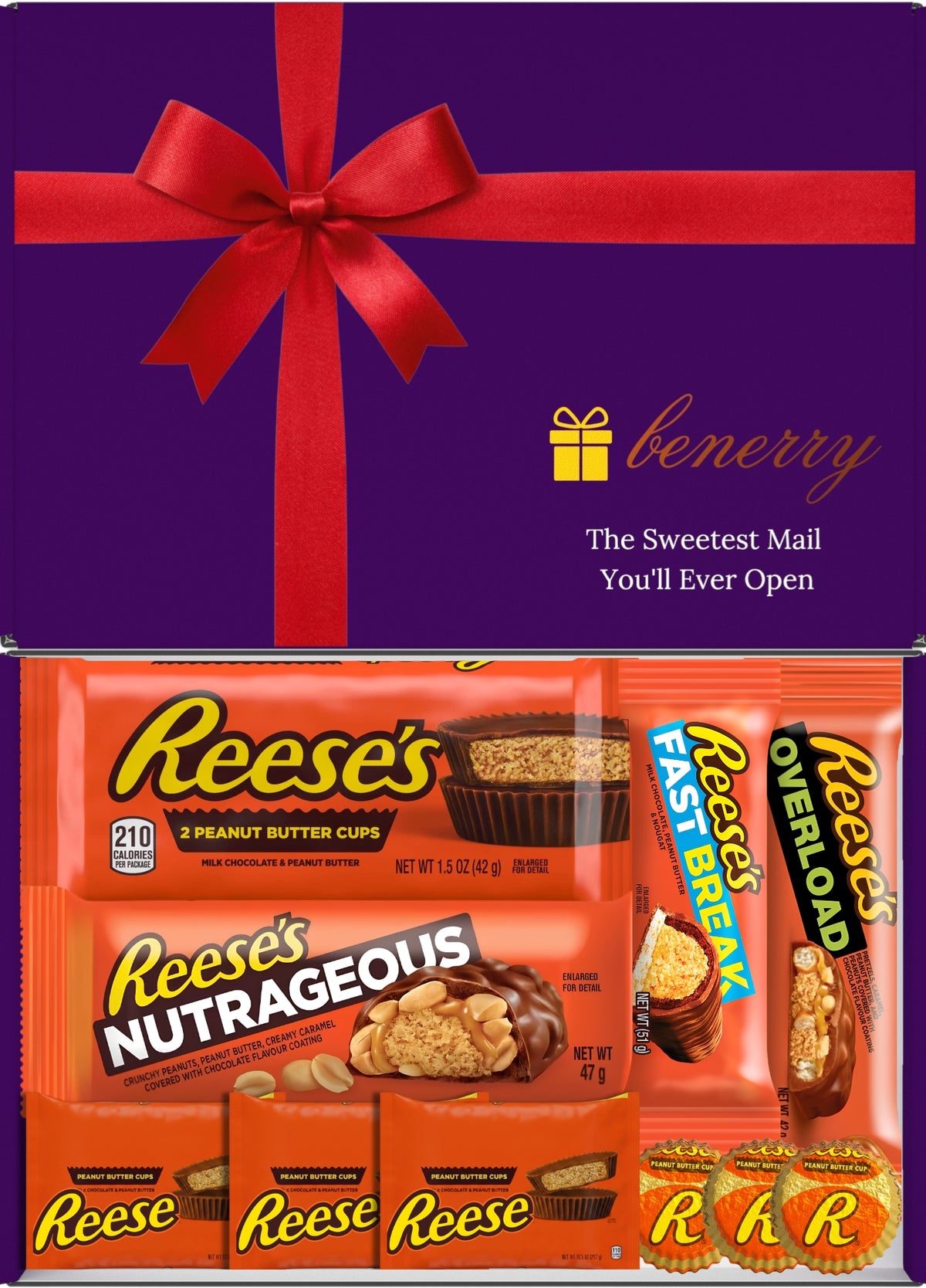 Reese's Gift Box 10 Treats Any Occasion Purple