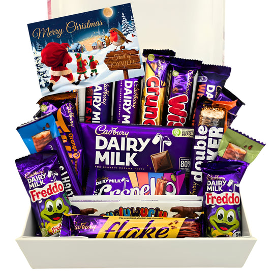 Cadbury Gift Box 21 Treats Christmas Floral Magnetic