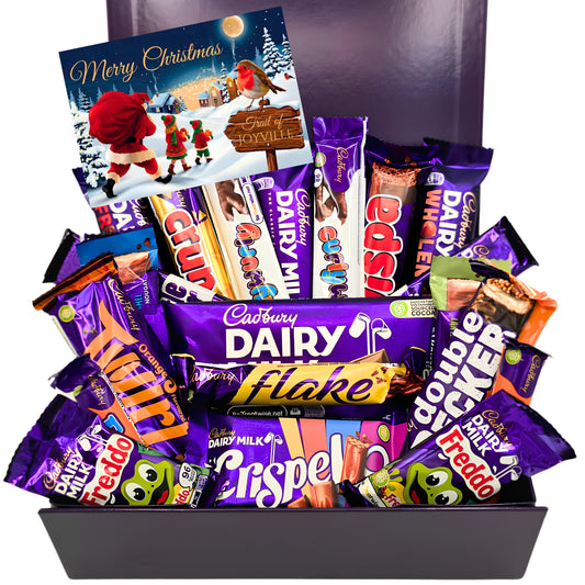 Cadbury Gift Box 21 Treats Christmas Purple Magnetic