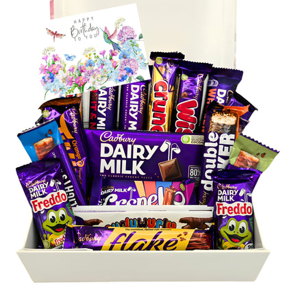 Cadbury Gift Box 21 Treats Birthday Floral Magnetic