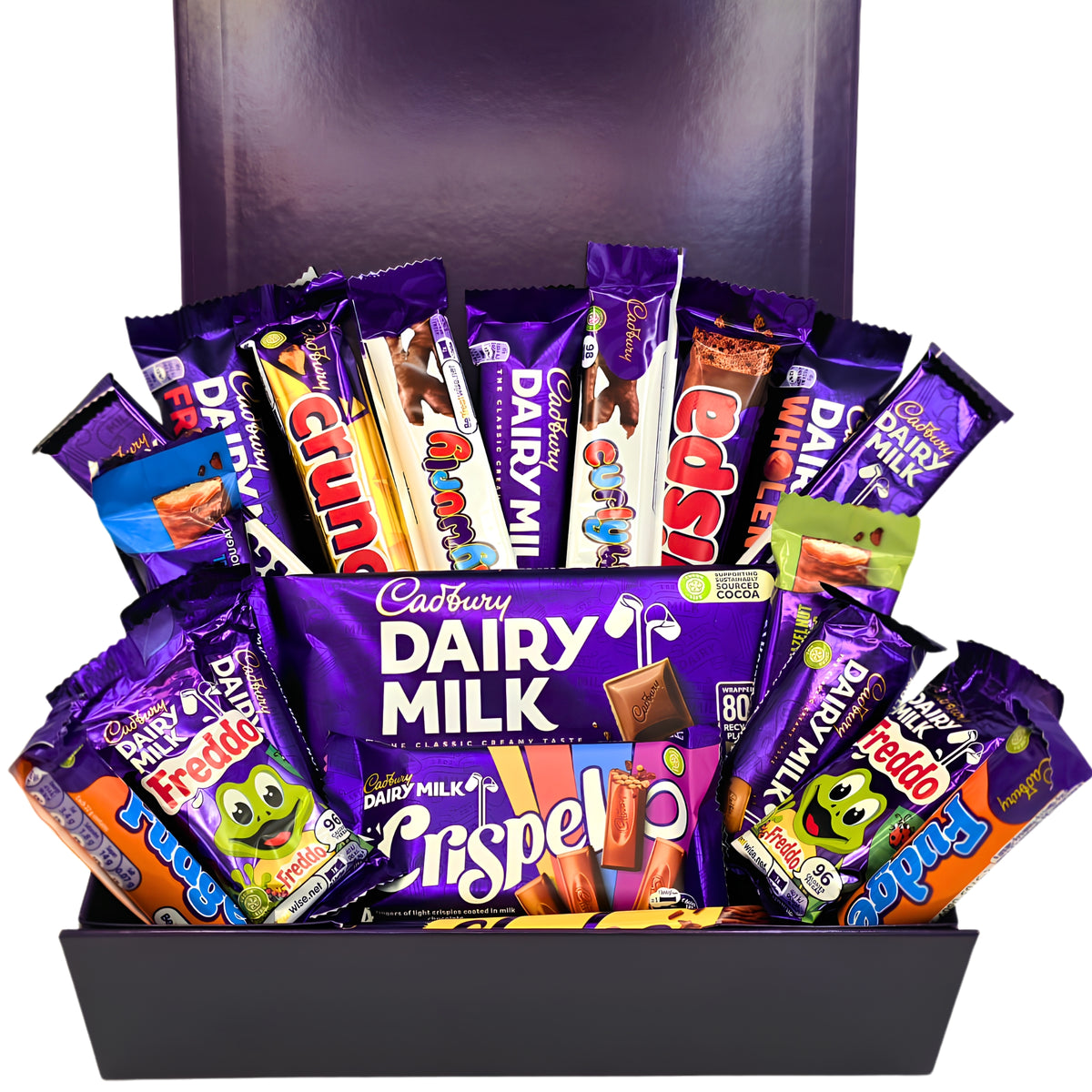 Cadbury Chocolate Gift Box 24 Treats Purple Magnetic
