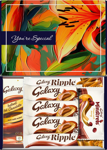 Galaxy Chocolate Gift Box 7 Treats – Any Occasion Letterbox Hamper by Benerry