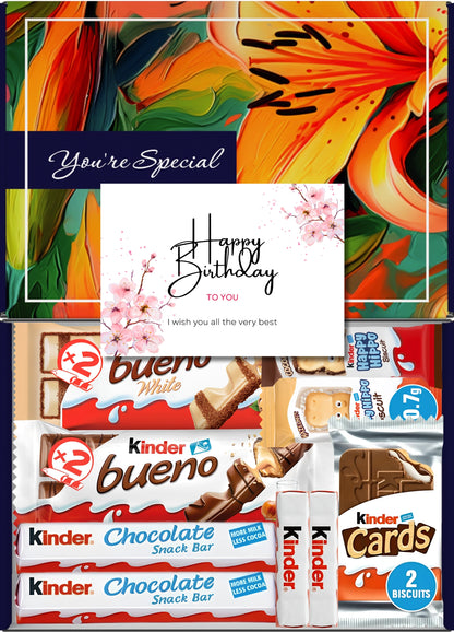 Kinder Chocolate Gift Box 9 Treats Birthday Letterbox