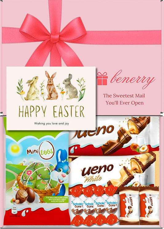 Kinder Chocolate Gift Box 9 Treats Easter Pink