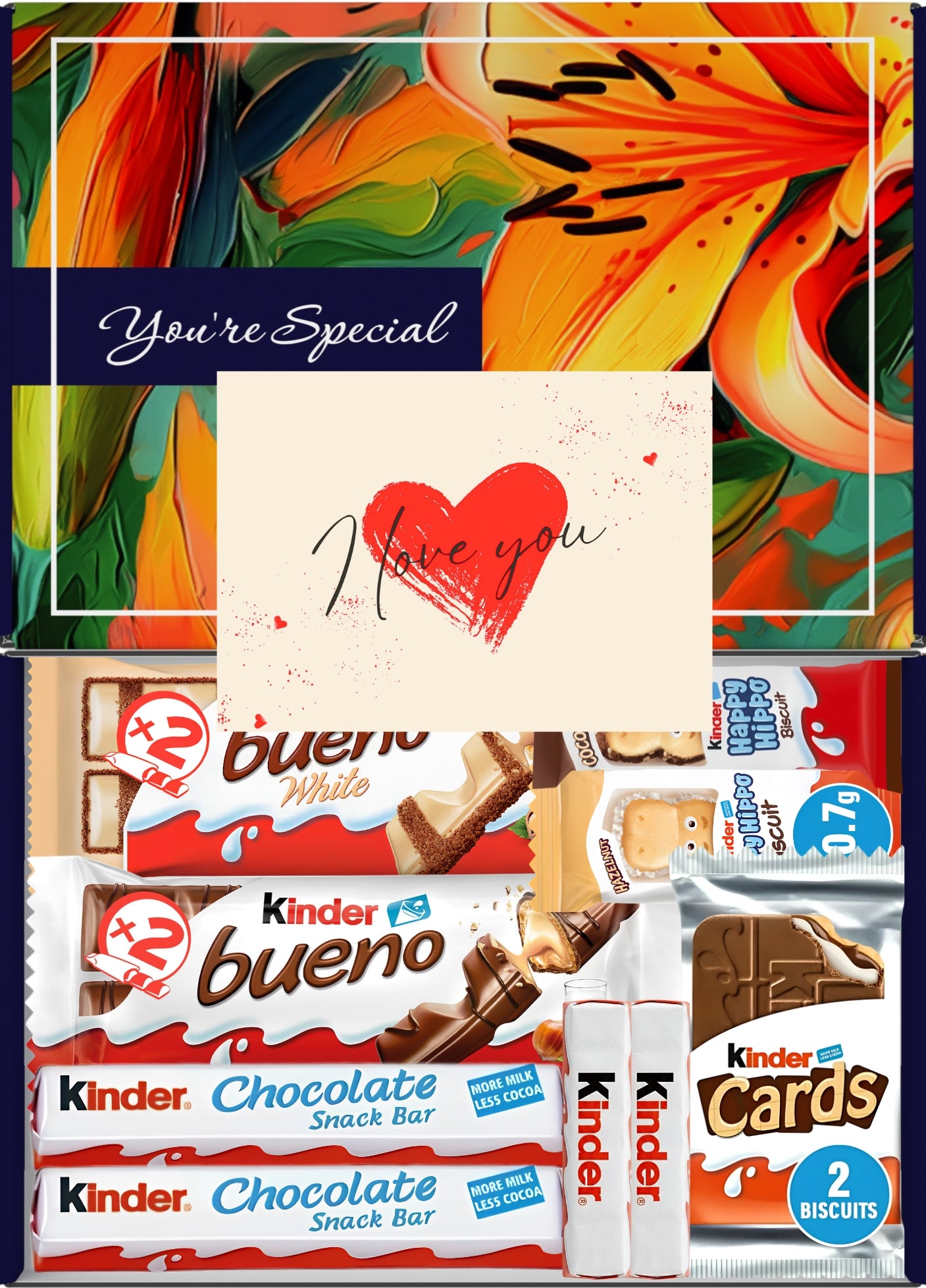 Kinder Chocolate Gift Box 9 Treats Love Letterbox