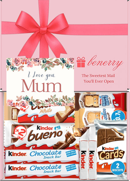 Kinder Chocolate Gift Box 9 Treats Mum Pink