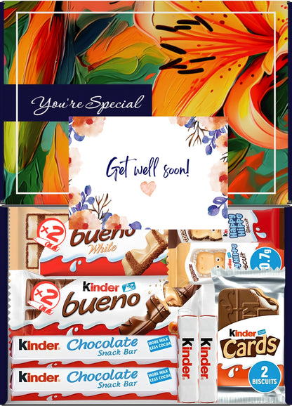 Kinder Chocolate Gift Box 9 Treats Get Well Soon Letterbox