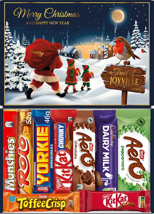Nestlé Chocolate Gift Box – 9 Treats | Christmas Navy Gift Box