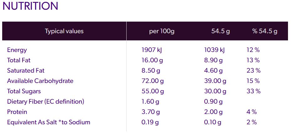 Double Decker Chocolate Bar 54.5g