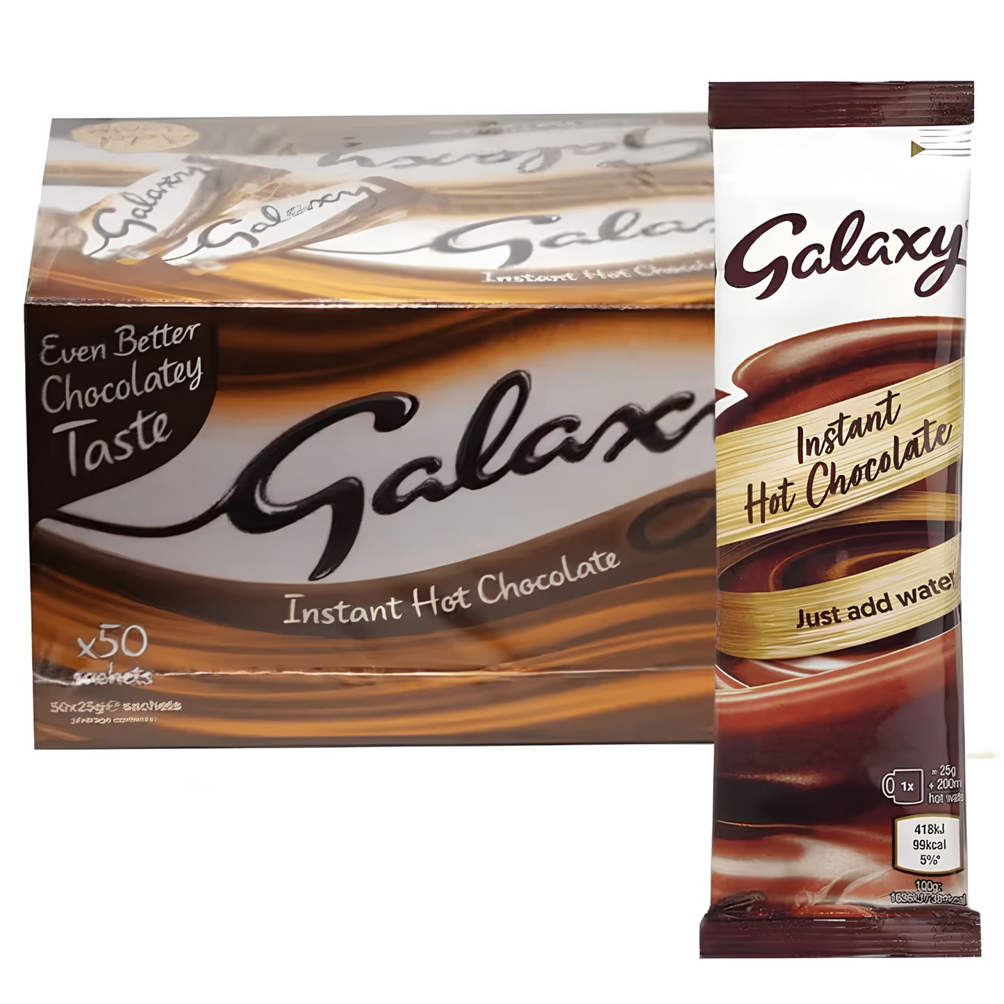 Galaxy Instant Hot Chocolate Sachet 25g Full Case