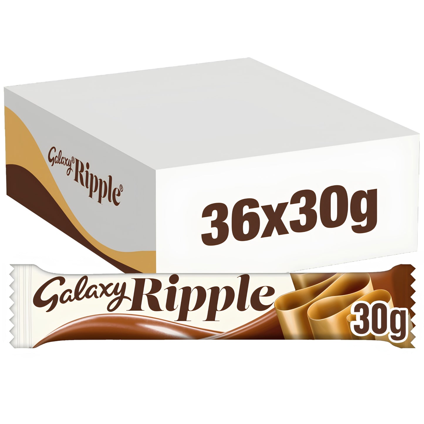 Galaxy Ripple Milk Chocolate Bar 33g Full Case