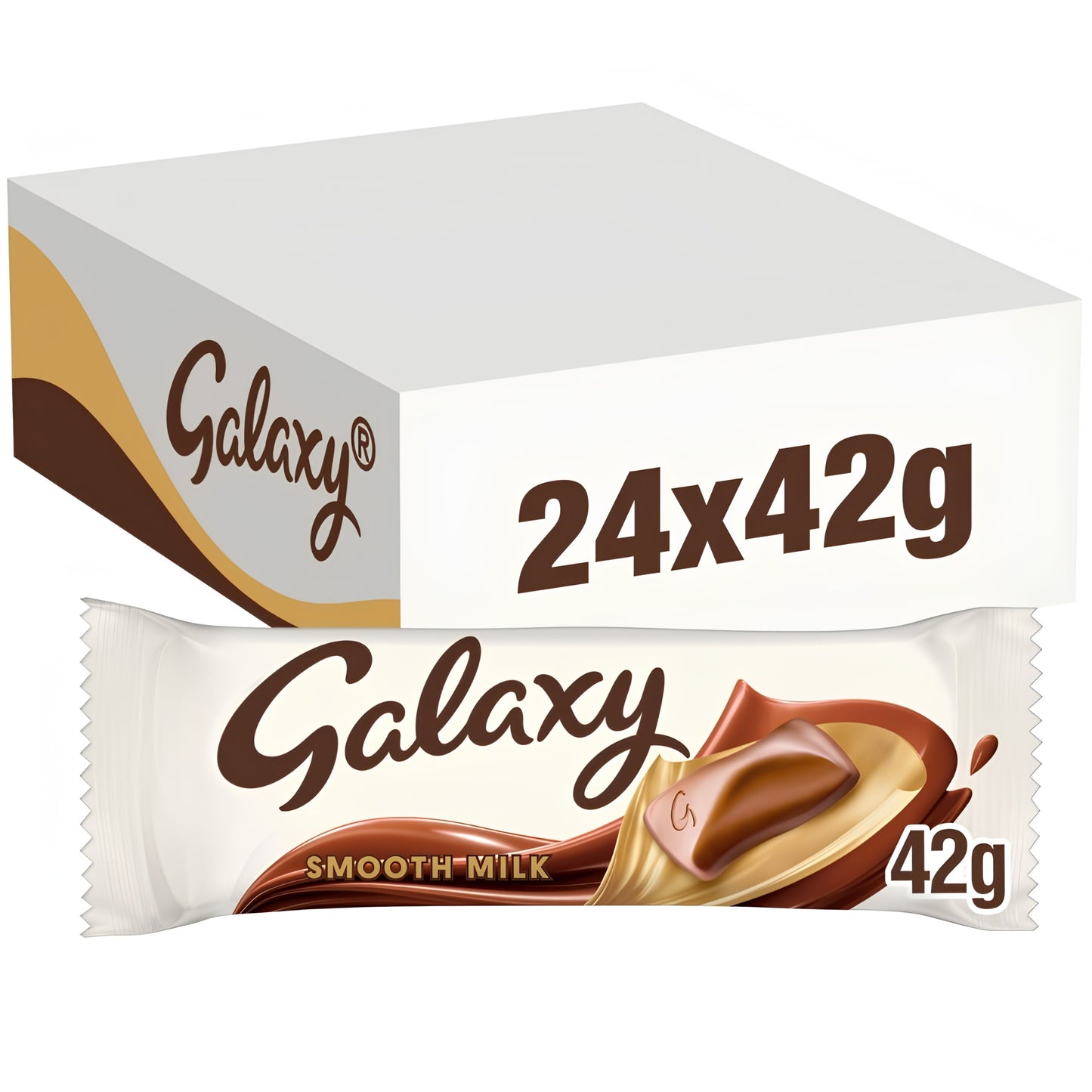 Galaxy Smooth Milk Chocolate Bar 42g Full Case