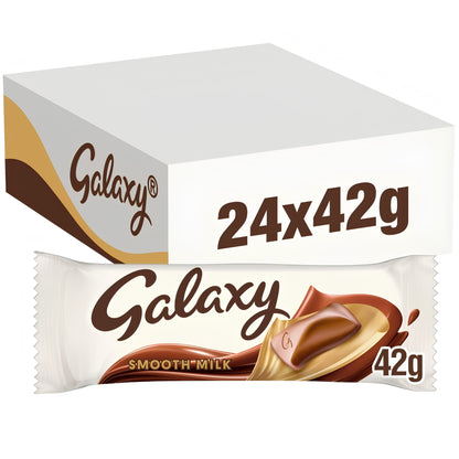 Galaxy Smooth Milk Chocolate Bar 42g Full Case