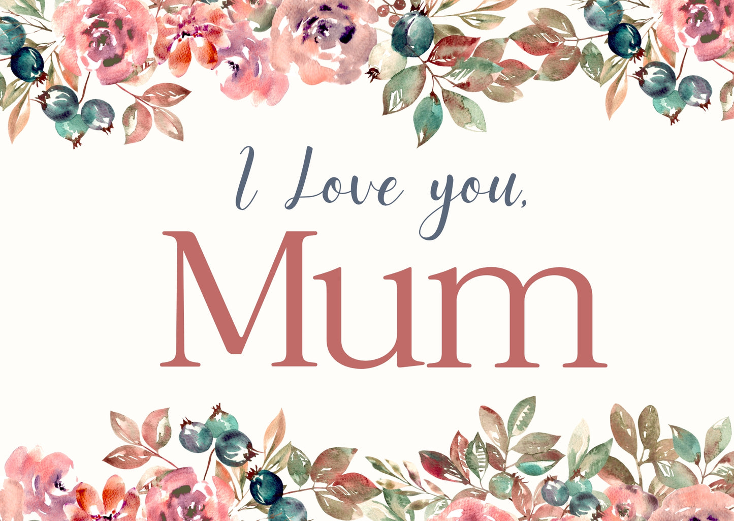 Mum Card – front