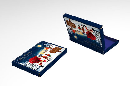 Christmas navy gift box view 4