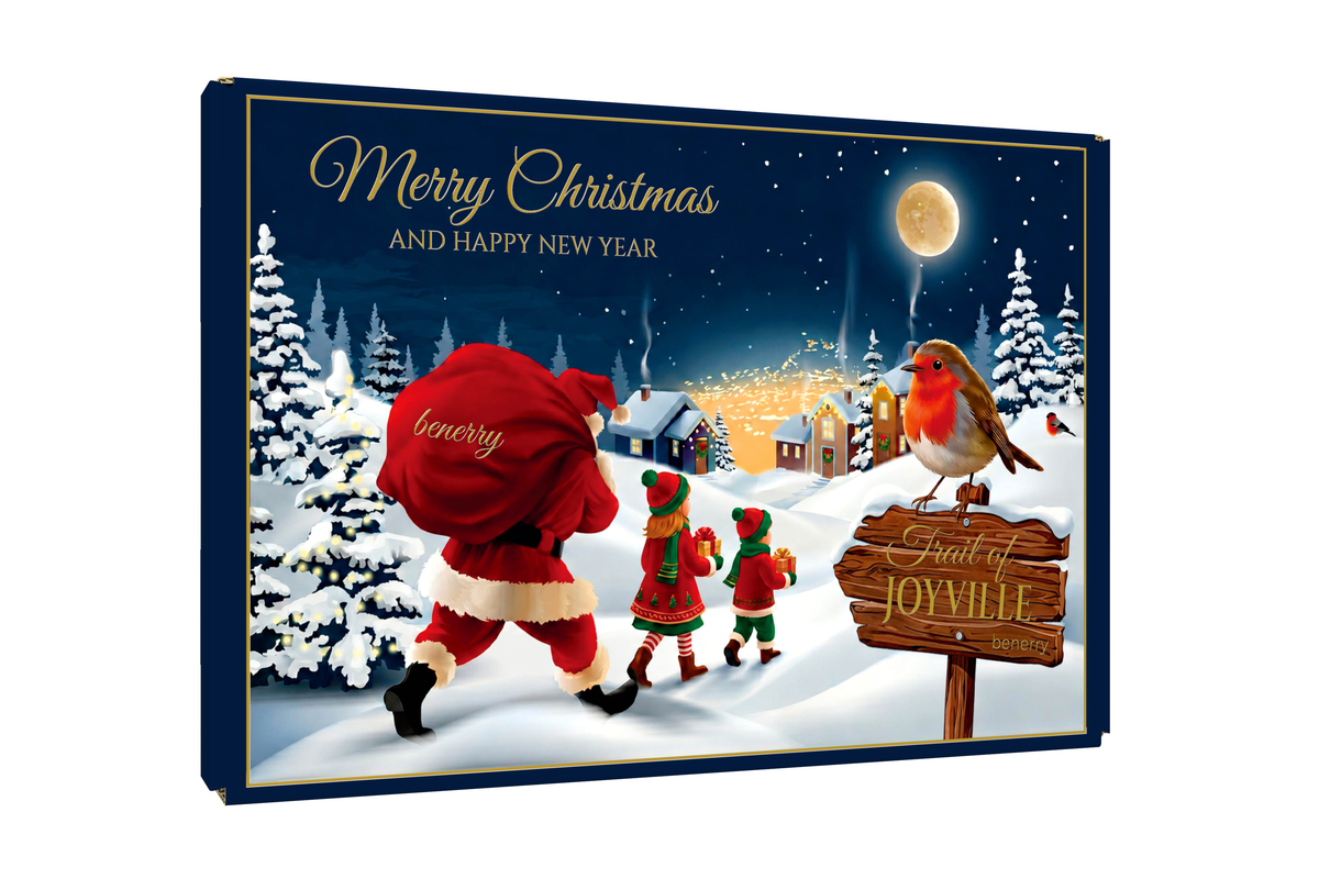 Christmas navy gift box view 6
