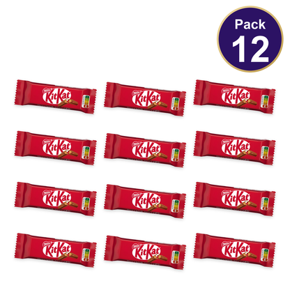 Nestlé KitKat 2 Finger Milk Chocolate Biscuit Bar 20.7g — Pack of 12