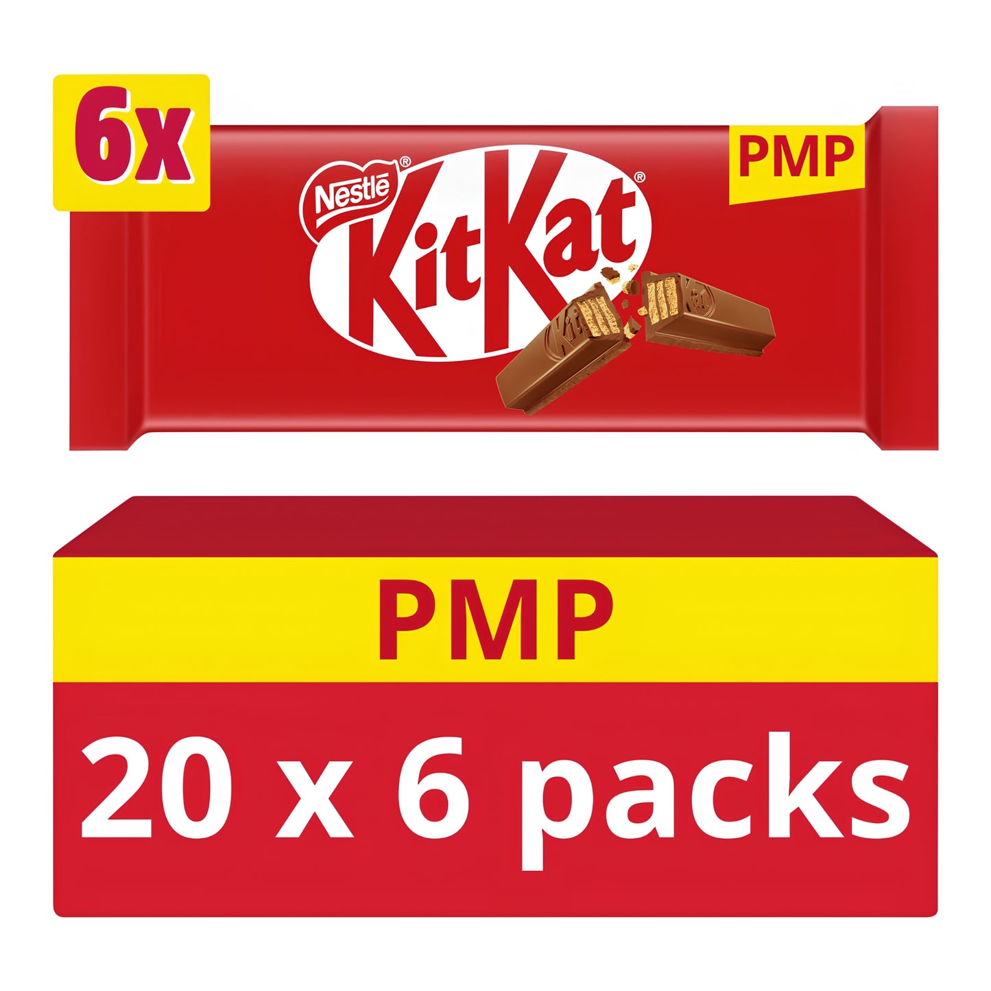 Nestlé KitKat 2 Finger Milk Chocolate Bar 20.7g Full Case