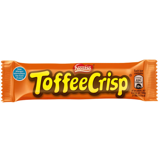 Nestlé Toffee Crisp Milk Chocolate Bar 38g