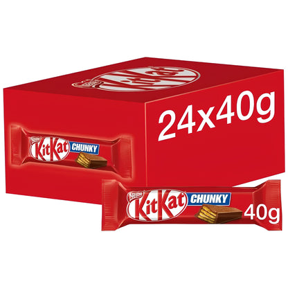 Nestlé KitKat Chunky Milk Chocolate Bar 40g Full Case