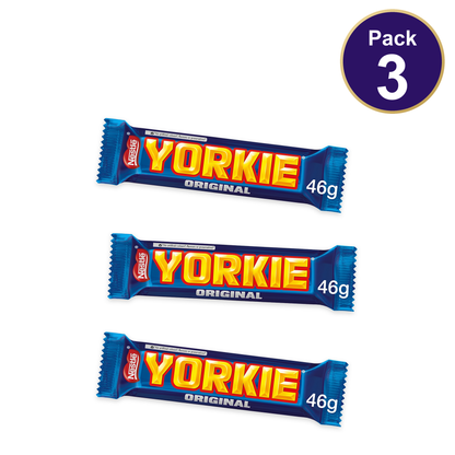 Nestlé Yorkie Milk Chocolate Bar 46g — Pack of 3