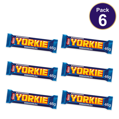 Nestlé Yorkie Milk Chocolate Bar 46g — Pack of 6