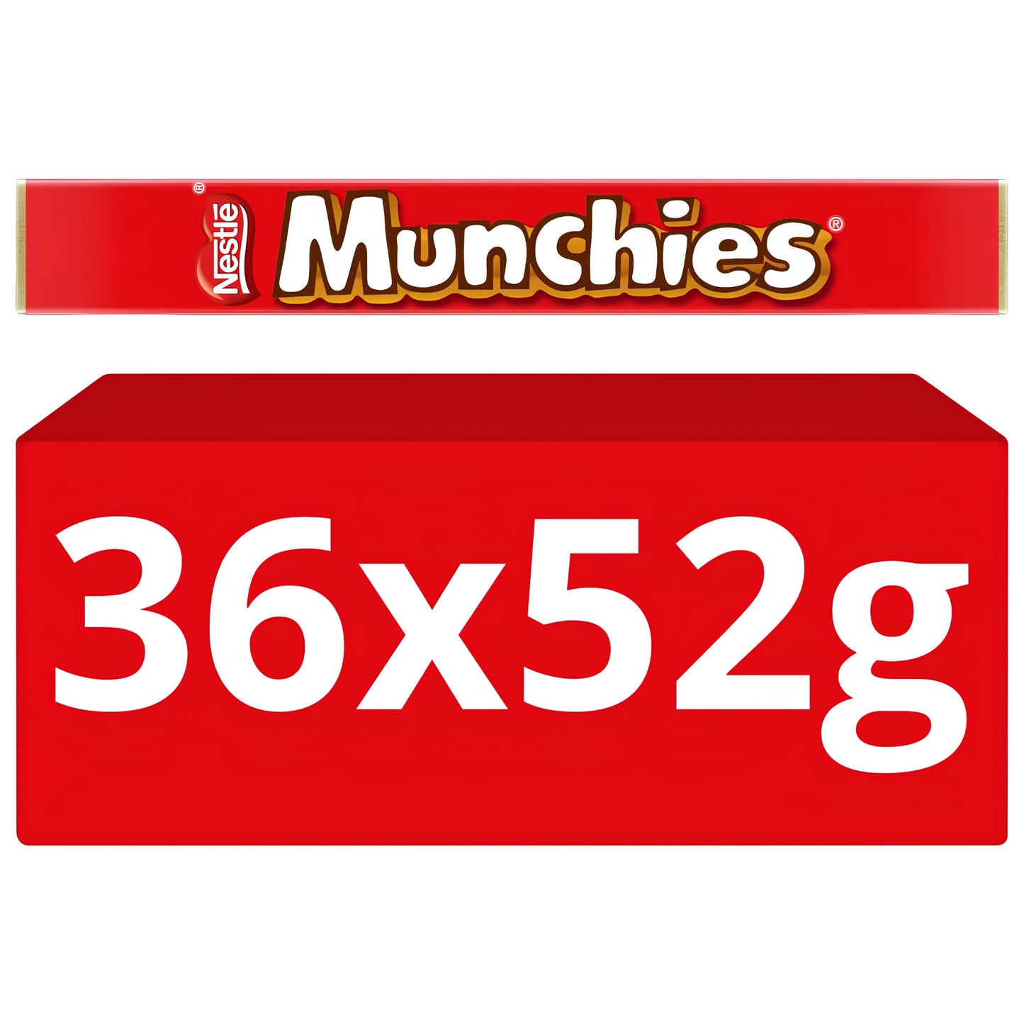 Nestlé Munchies Milk Chocolate Tube 52g Full Case