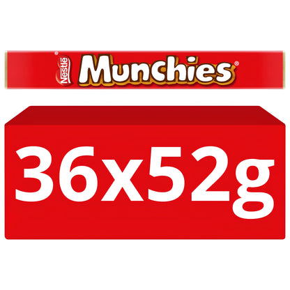 Nestlé Munchies Milk Chocolate Tube 52g Full Case