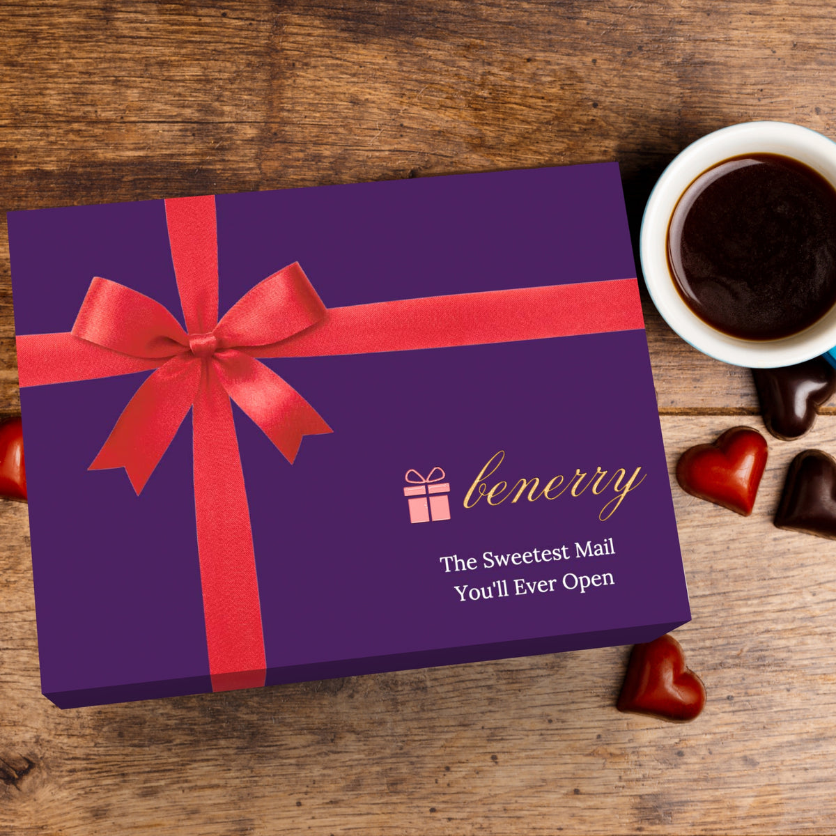 Purple Magnetic Gift Box