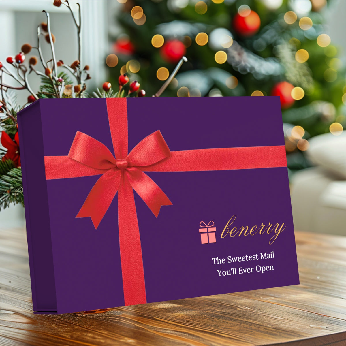 Purple Magnetic Gift Box