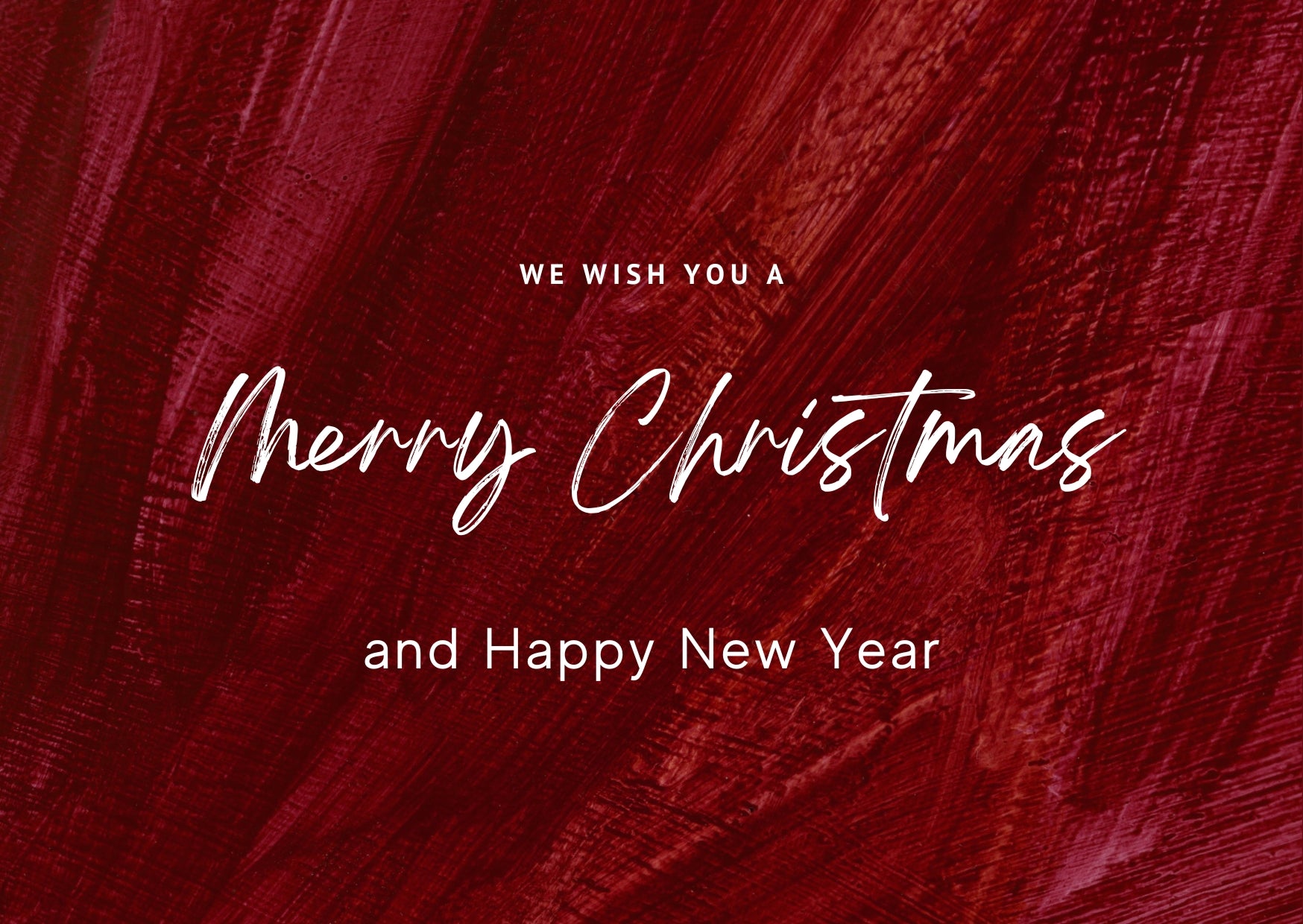 Red Christmas Card – front