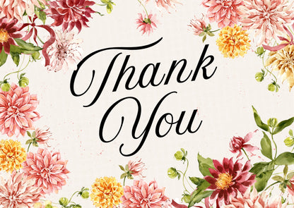 Thank You Luxury Card – front