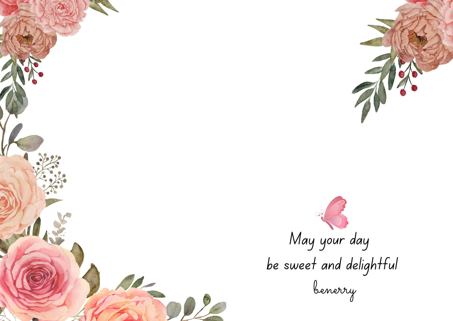Thank You Luxury Card – inside